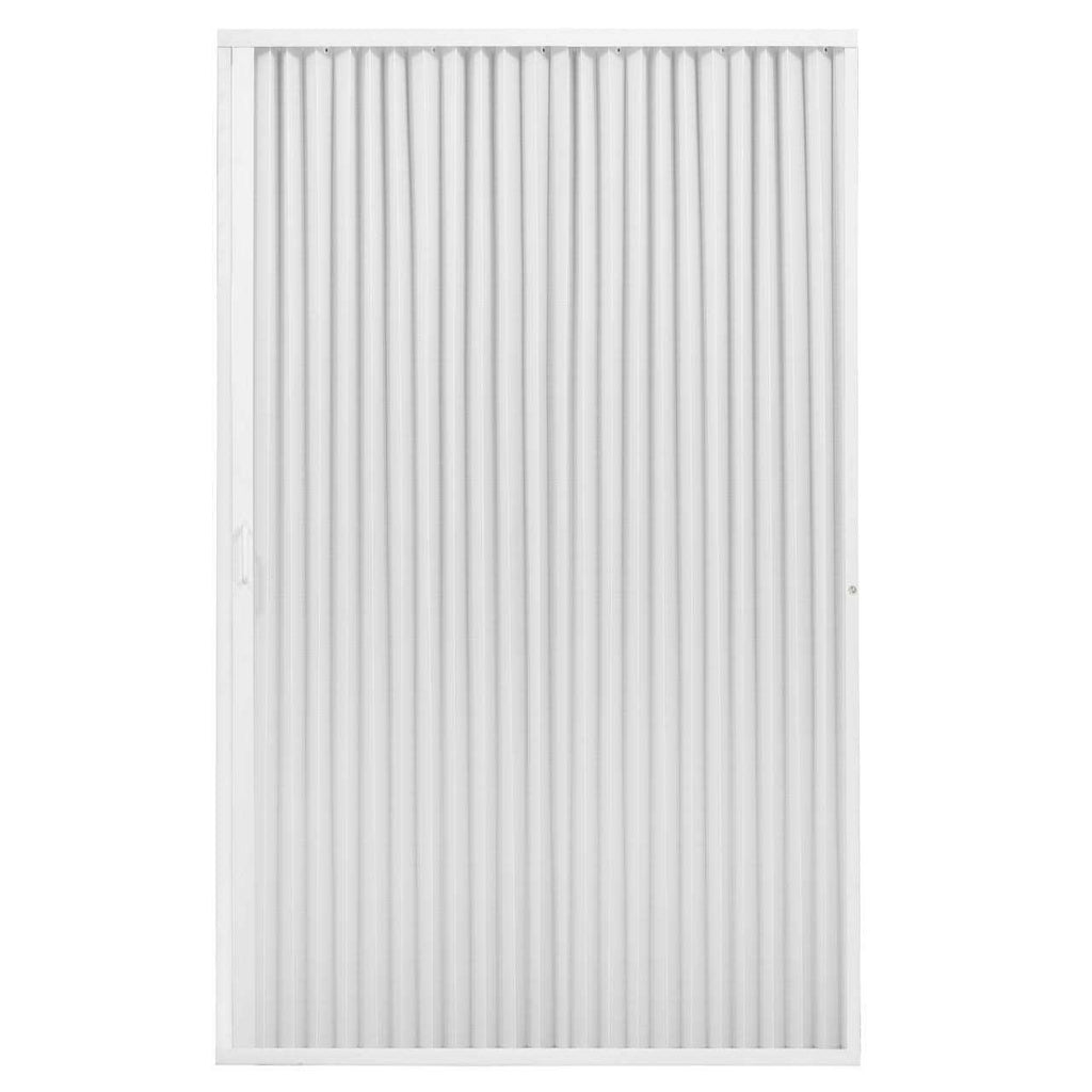 Pleated Folding RV Shower Doors White W300