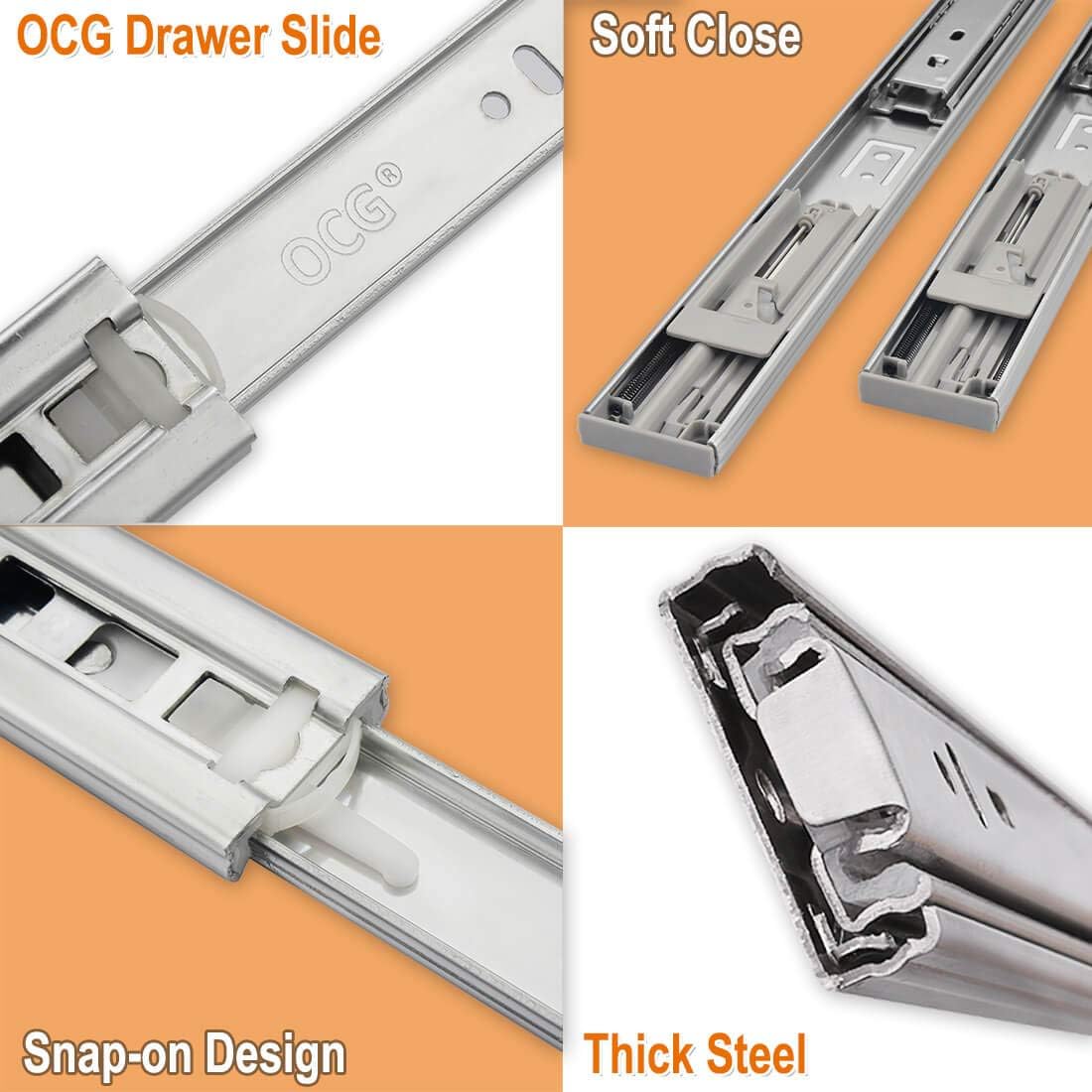 18 Inch Full Extension Ball Bearing Drawer Slides T870541