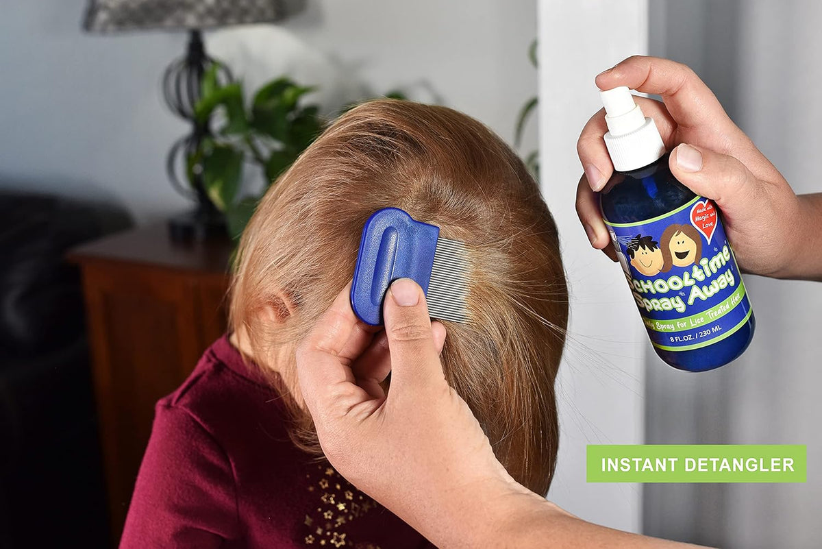 6 oz Shampoo, 2 oz Spray Away with Stainless Steel Comb W41706