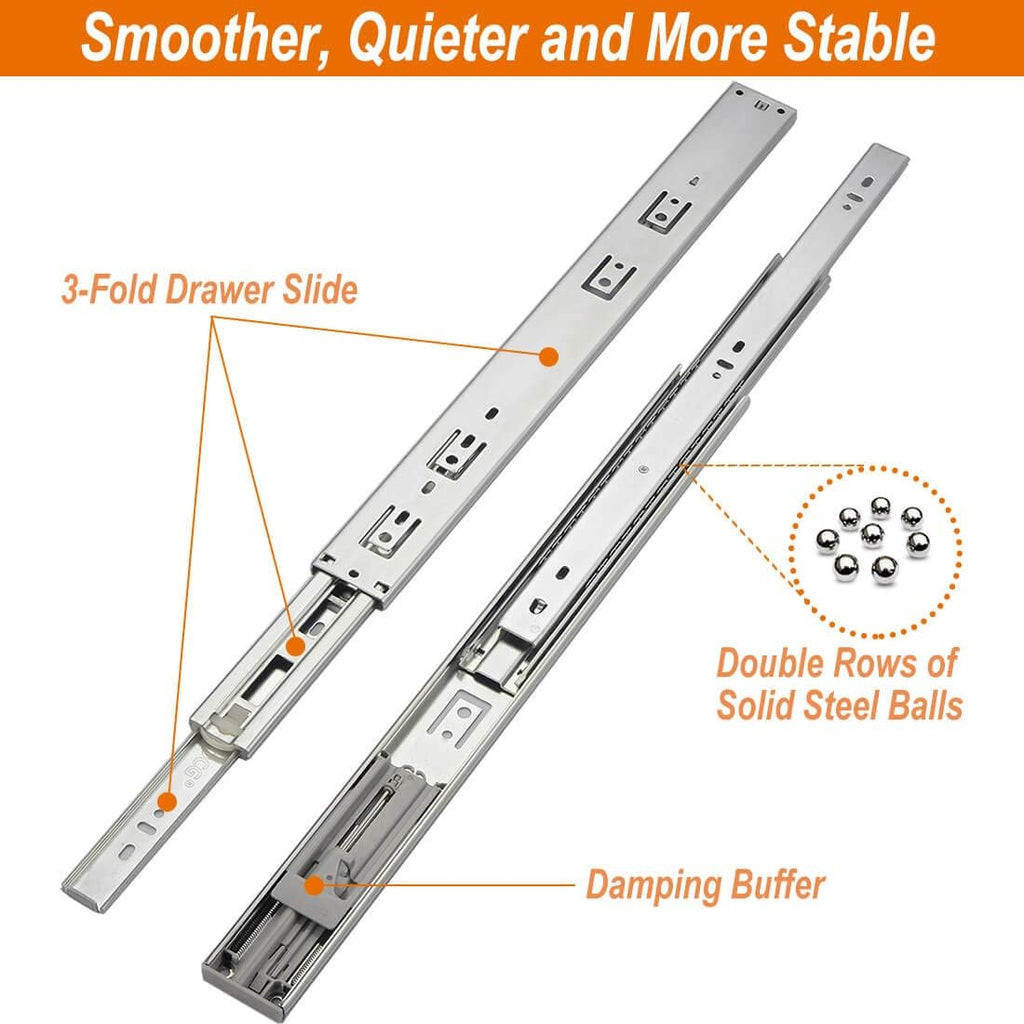 18 Inch Full Extension Ball Bearing Drawer Slides T870541