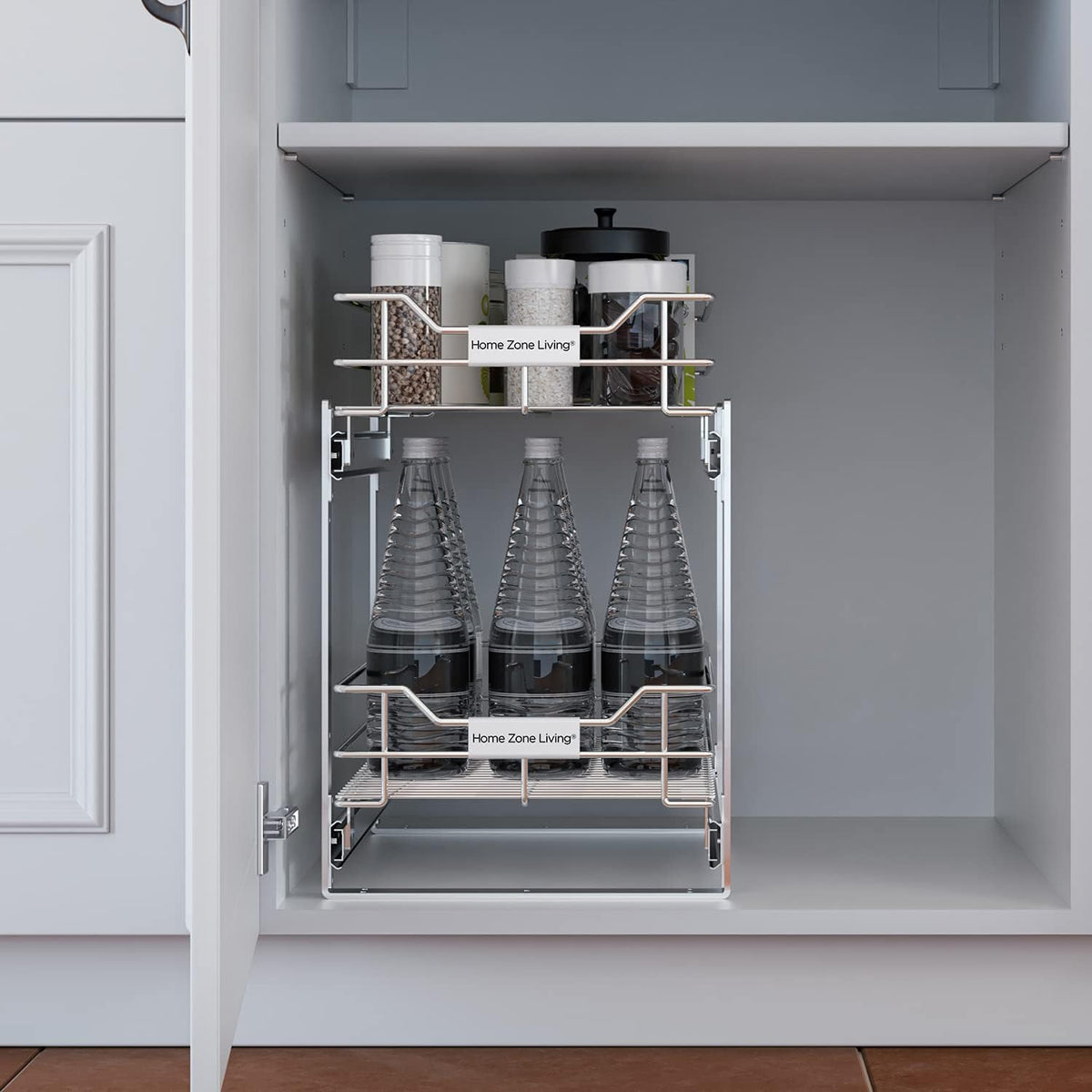 2-Tier Pull Out Cabinet Organizer S486