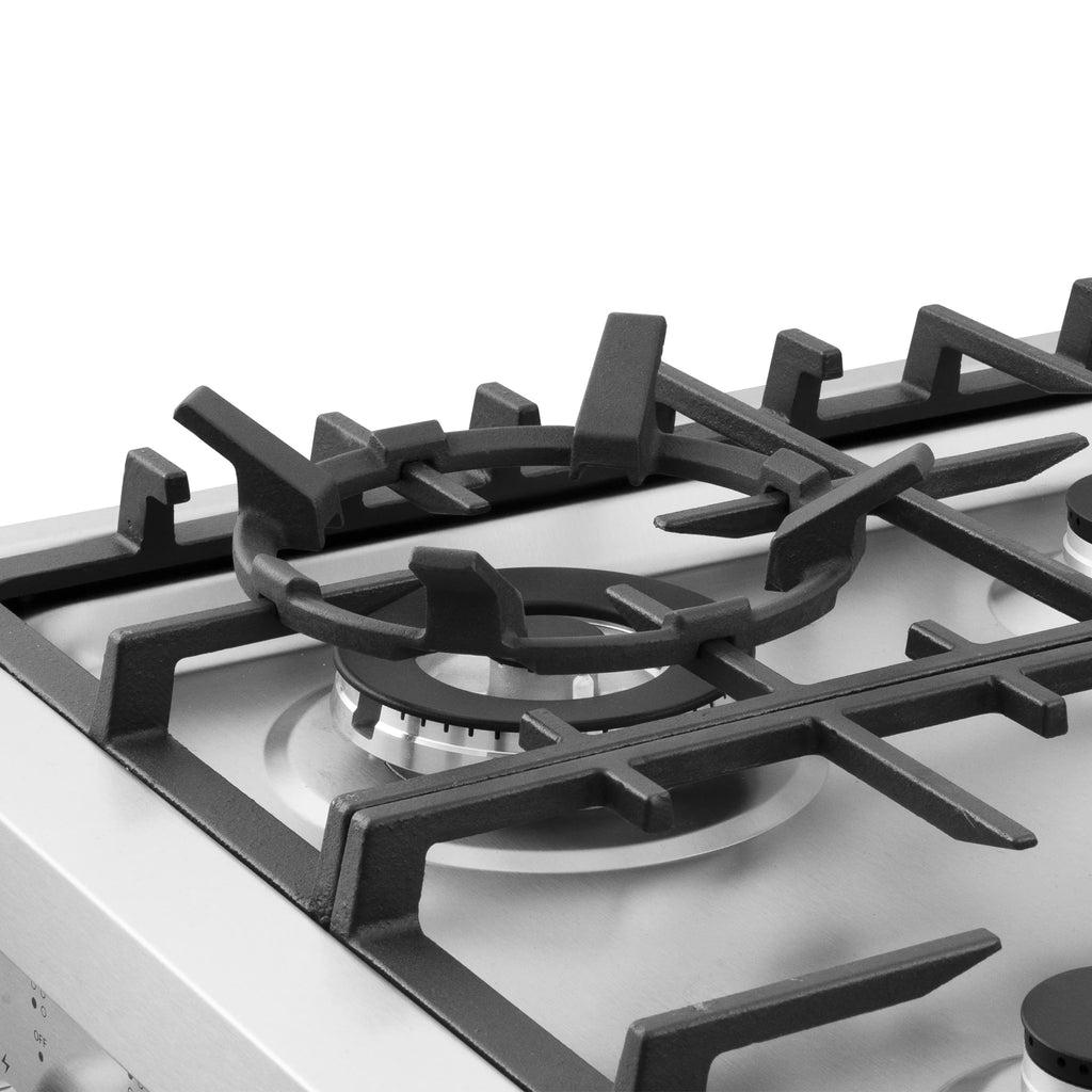 Stainless Steel 4 Burner Gas Range with Cast Iron Grates X5716
