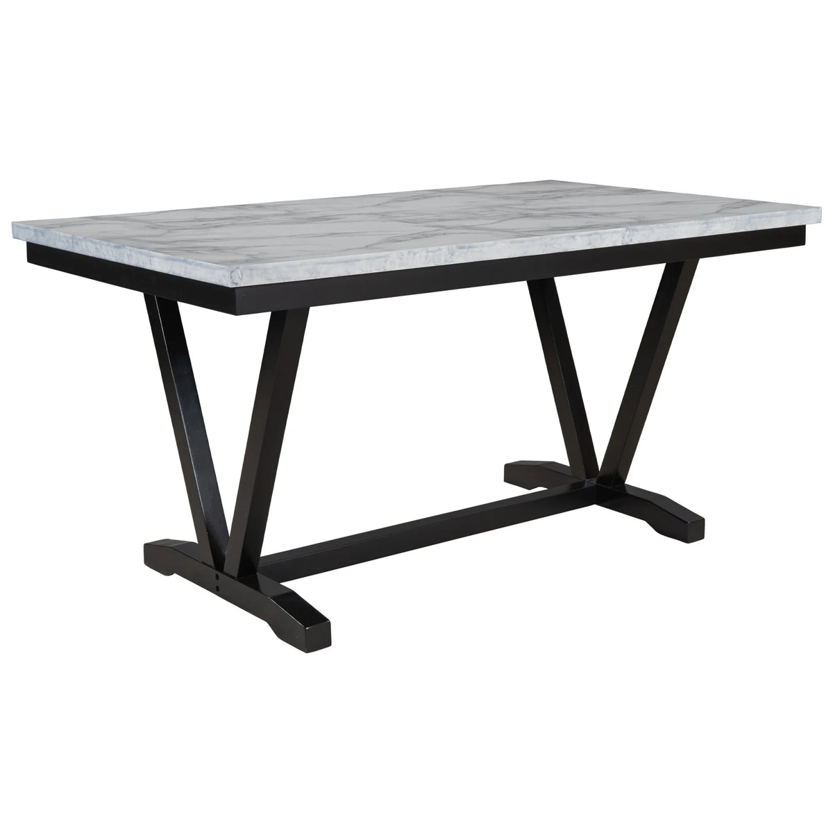 6-piece Dining Table with 4 Chairs & 1 Bench N801