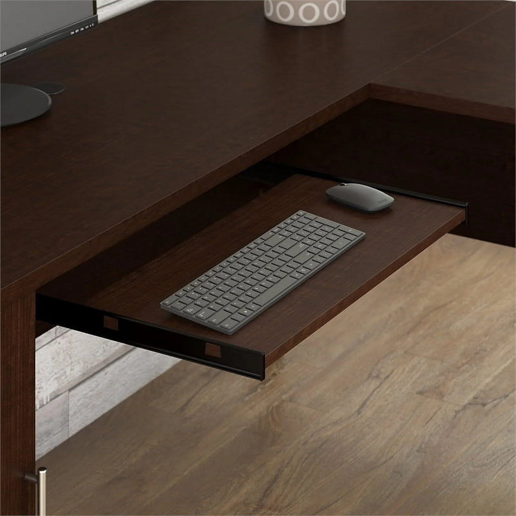 60" L Shaped Wood Desk Y566