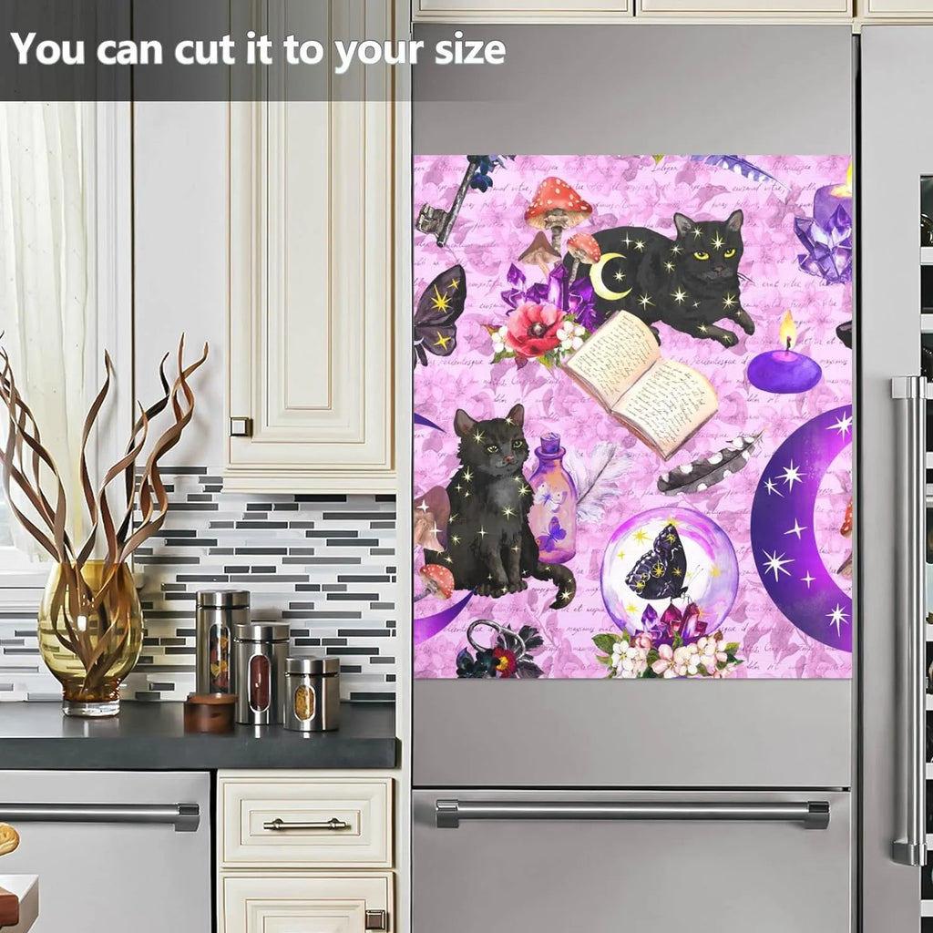 Purple Magnetic Dishwasher Magnet Cover 23 x 26 Inch F54114