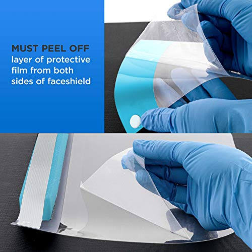 200 Face Shields 20 Packs of 10 K754715