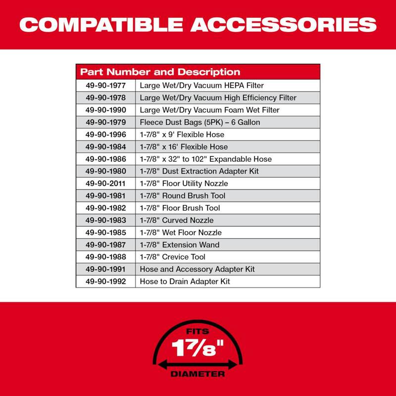 6 Gal. Cordless Wet/Dry Shop Vacuum with Battery and Charger Kit X18344