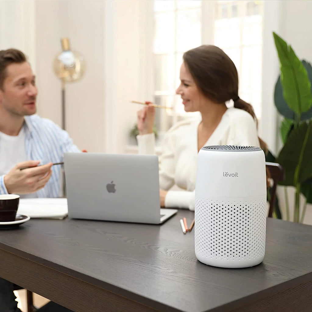 White Desktop HEPA Air Purifier Q523544