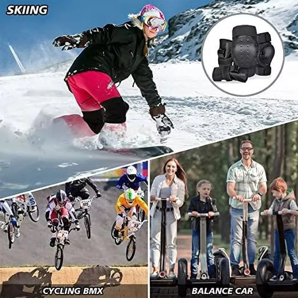 Blue Knee Pads for Skateboard Roller Skating Bicycle Scooter X961146