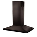 42 in. Black Stainless Steel Island Mount Range Hood D8651