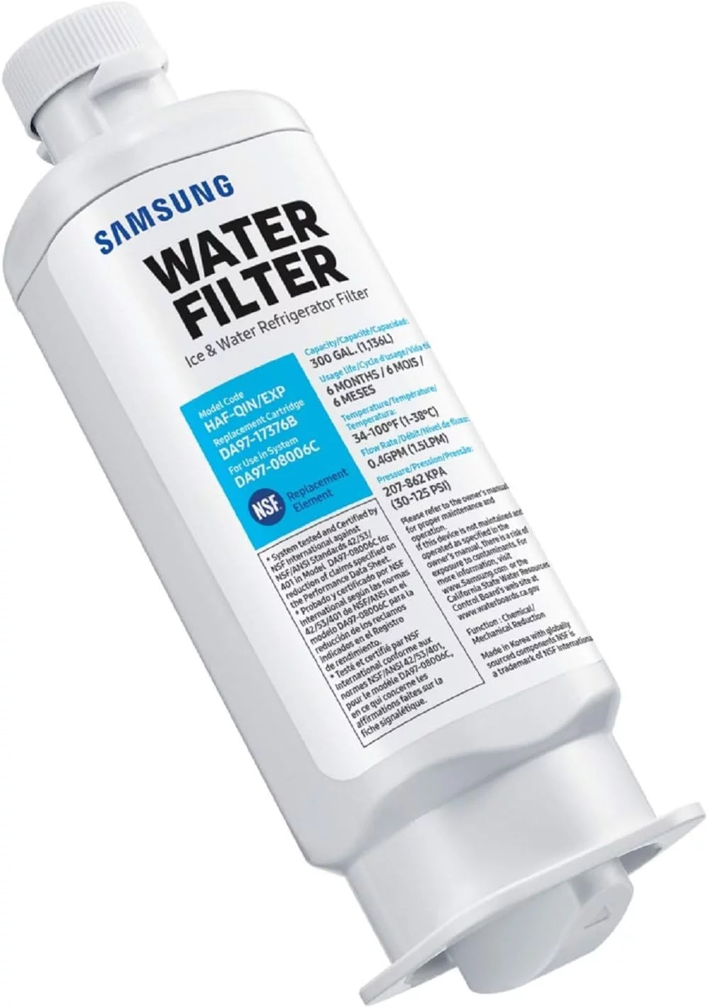 2 Pack Refrigerator Water Filter V717