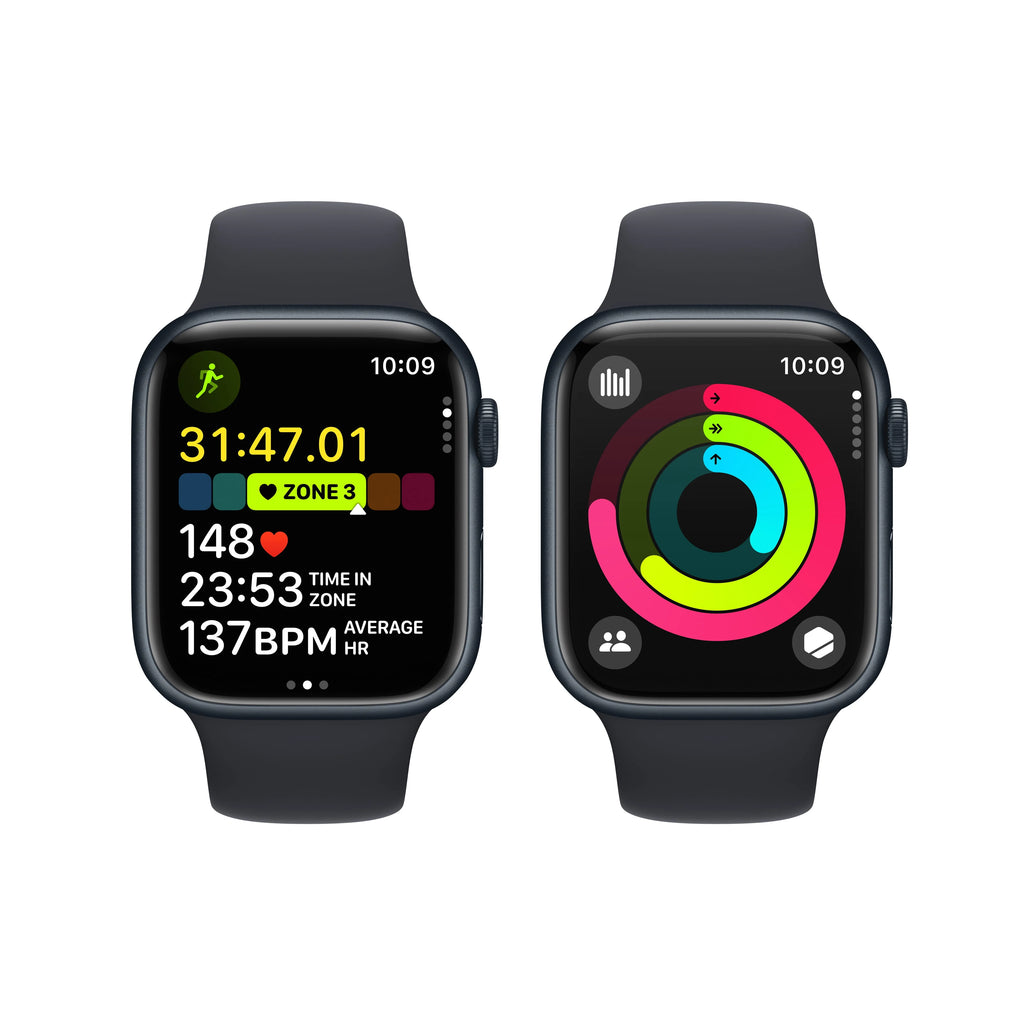 Midnight Aluminum 45mm Fitness Tracker with Sport Band V44747