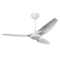 60 Ceiling Fan with Brushed Aluminum Blades and White Finish I718