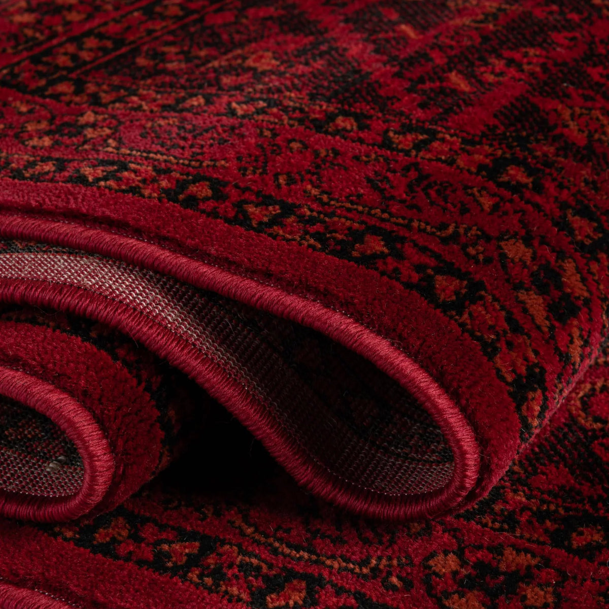 Bokhara Collection Rug 9' x 12' Red Low Rug Q911992