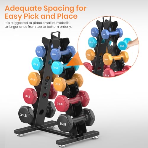 Dumbbell Rack Stand with Handle E852