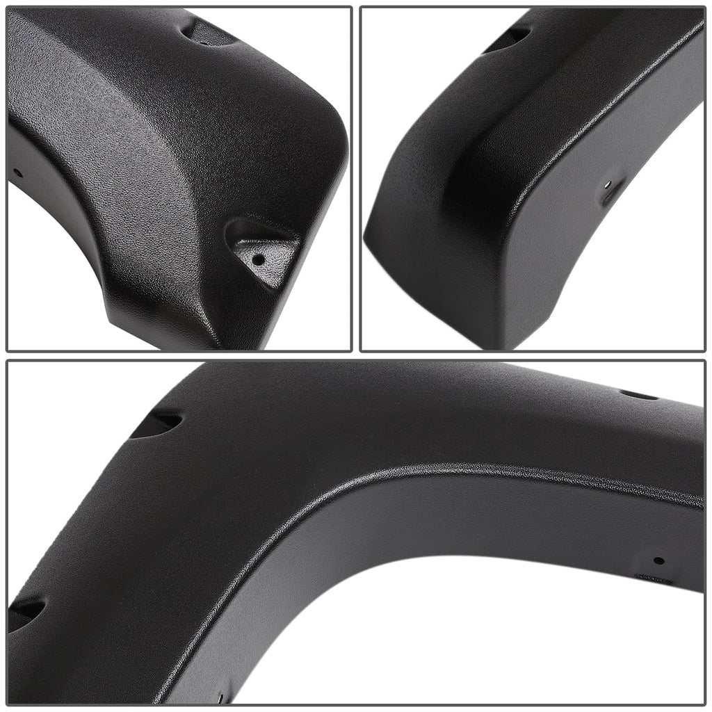 Pocket-Rivet Fender Wheel Flares for Chevy Silverado Fleetside Long Bed O8101