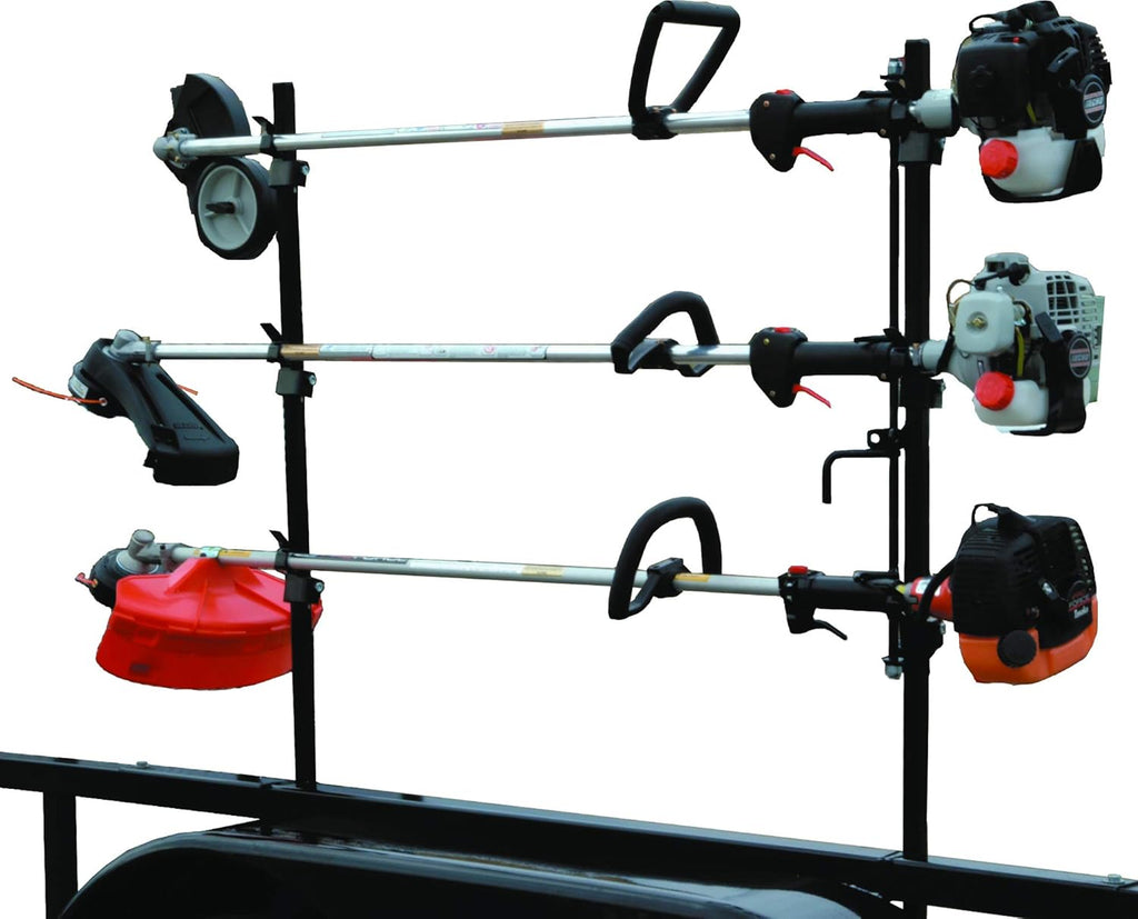3-Trimmer Landscape Truck Trailer Locking Rack N80960