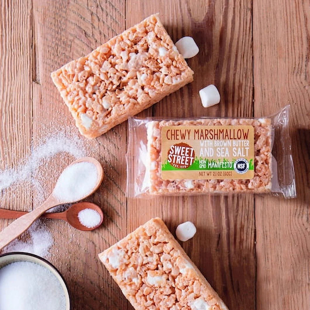 Chewy Marshmallow Bars with Brown Butter & Sea Salt (8 Count) W32310