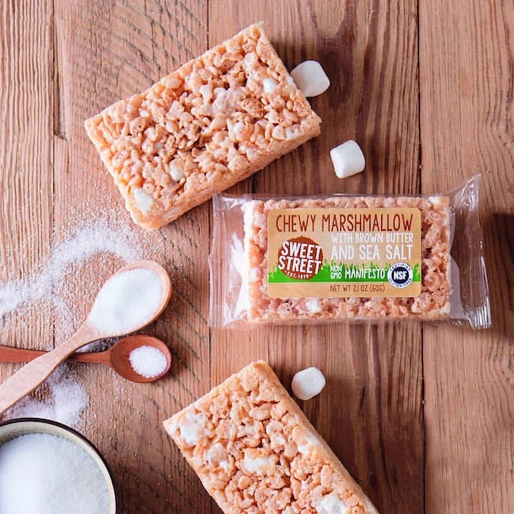 Chewy Marshmallow Bars with Brown Butter & Sea Salt (8 Count) W32310