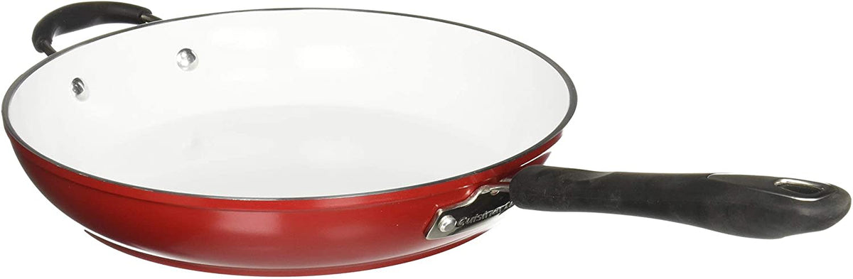30cm White Ceramic Non Stick Skillet N114