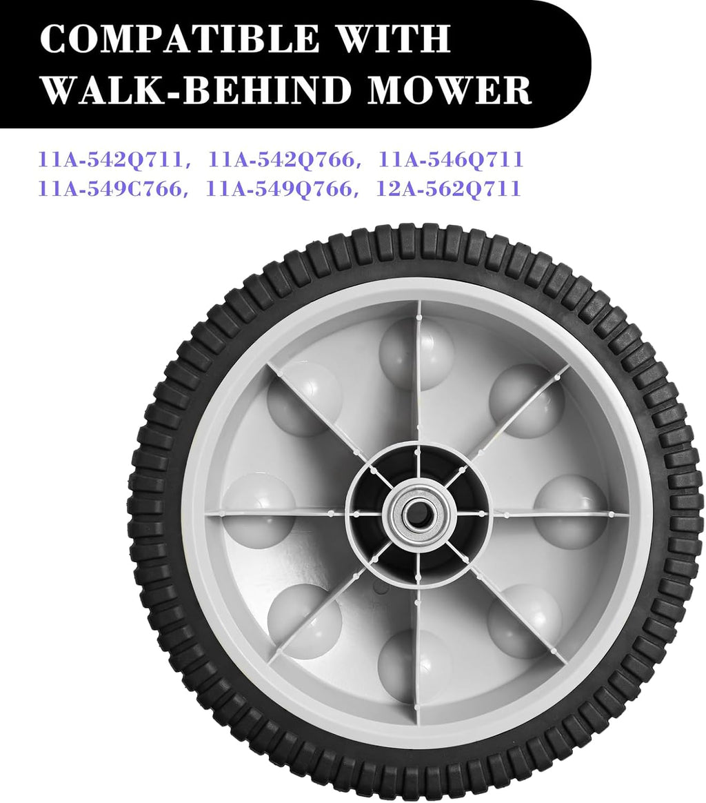 12 Inch Rear Wheel Replacement for Push Lawn Mower, 1 Pack Z392309