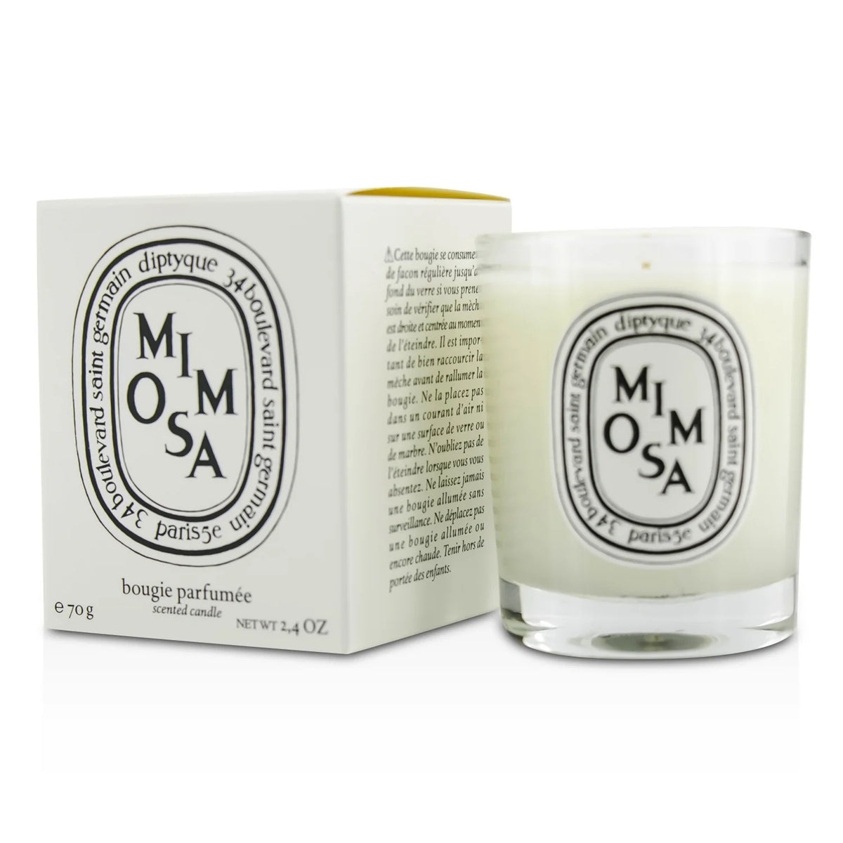 Mimosa Scented Candle 70g D49305