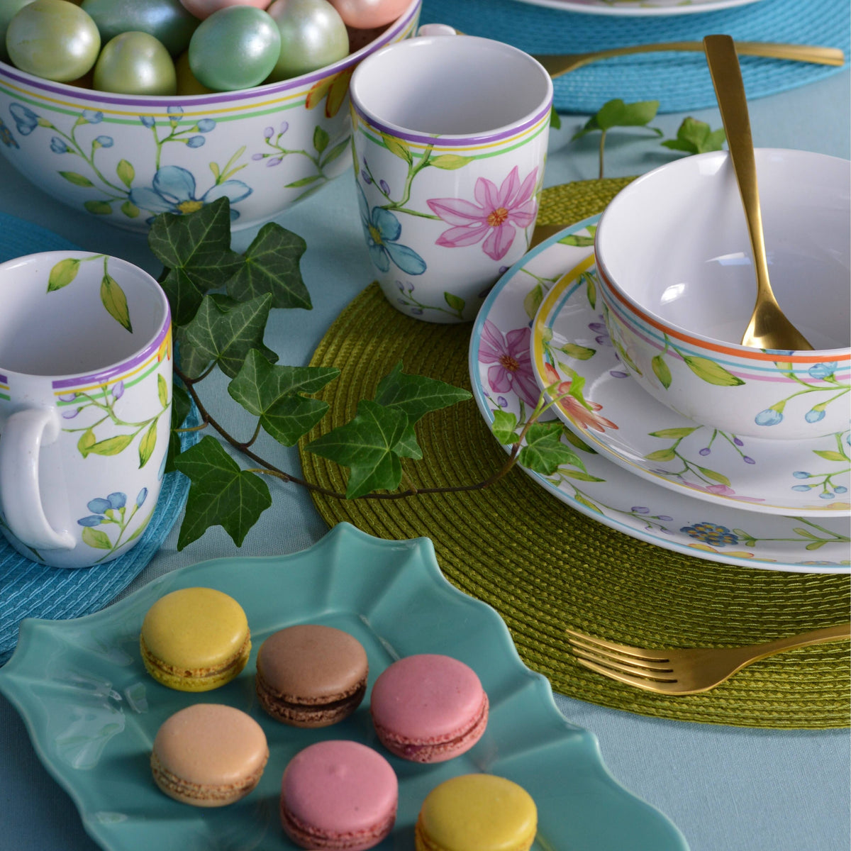 16 Piece Multicolor Dinnerware Set F5098