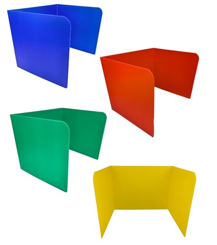 Plastic Desk Dividers 4 Pack (Black & White) P99410