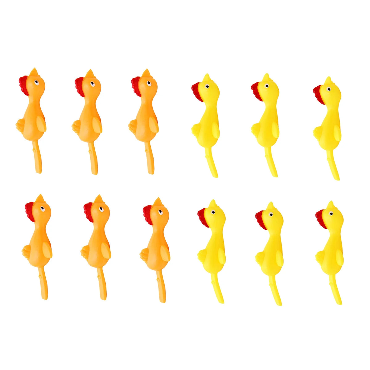 12 PCS Creative Ejection Chicken Toy V450771