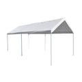 White Steel Carport E362