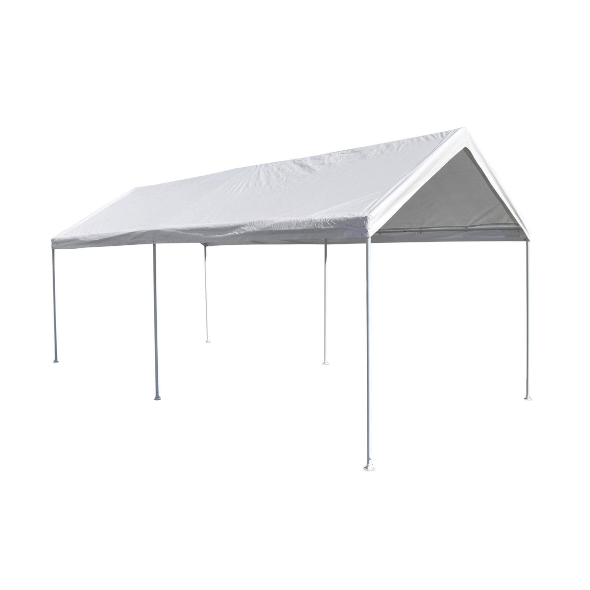White Steel Carport E362