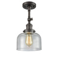 Bronze LED Semi Flush Mount Light O385