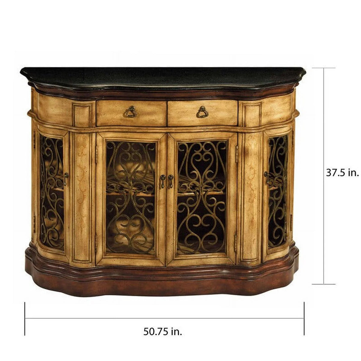 38 Inch 4-Door 2-Drawer Cabinet W276552