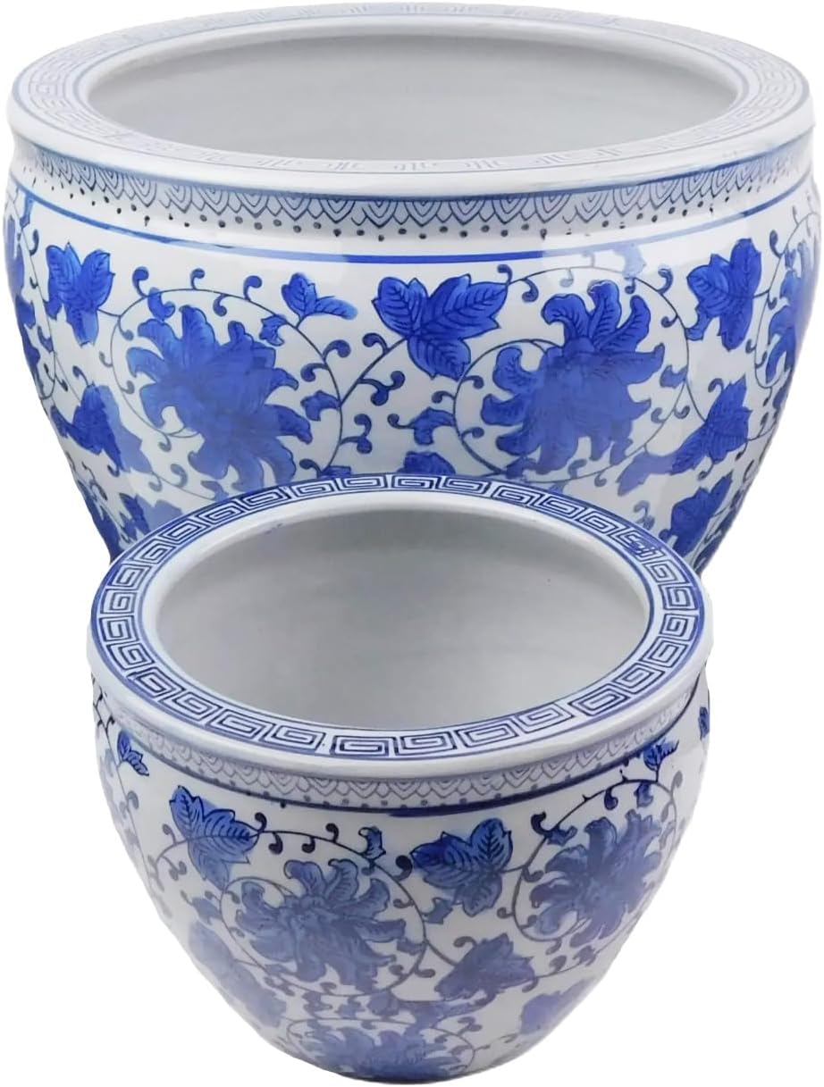 Blue and White Jardiniere S5377