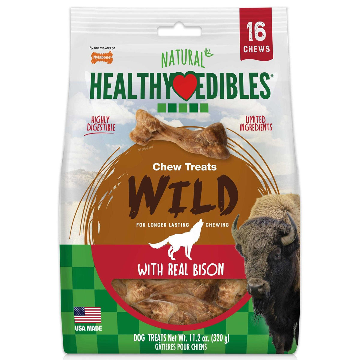 Natural Bison Chew Treats G8560