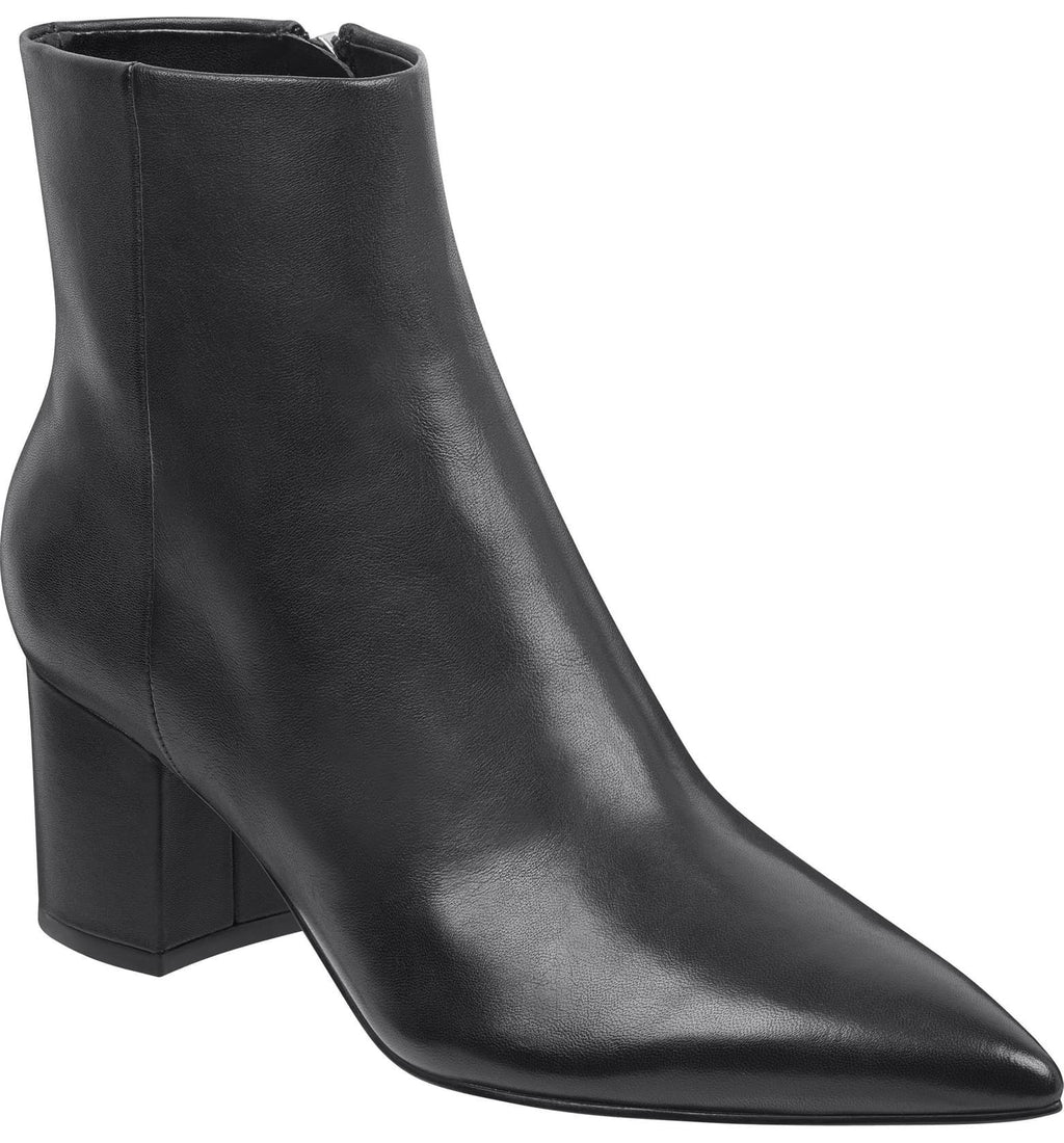 Black Leather Jarli Shoes M8682