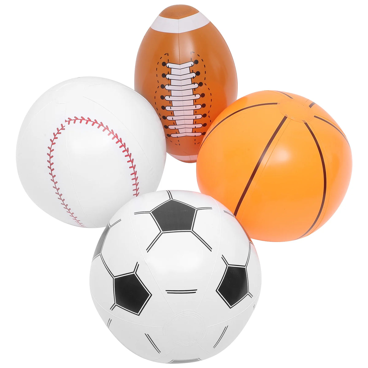 Inflatable Beach Ball Set of 4 N877434