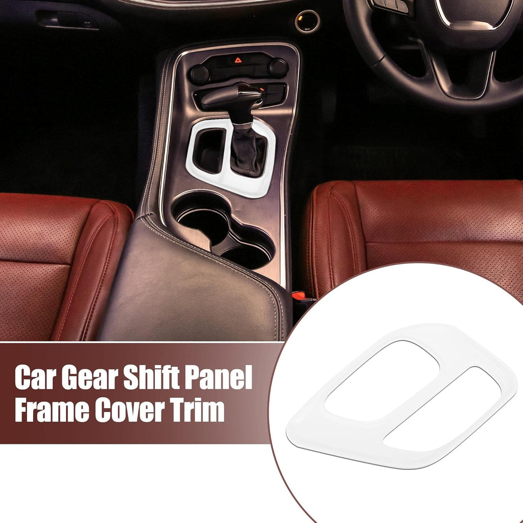 White Gear Shift Panel Cover Trim for Dodge Challenger K942649