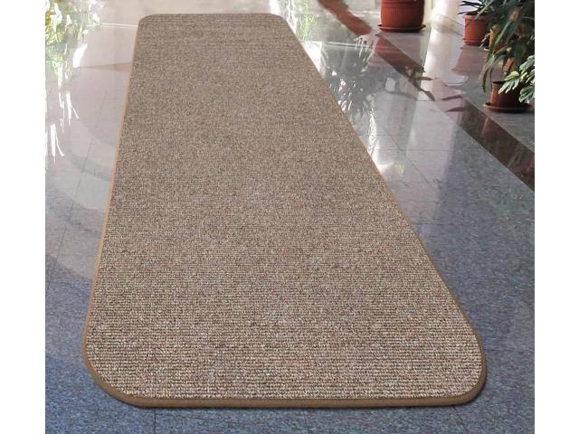 Skid-Resistant Carpet Runner Pebble Beige 8 ft. x 36 in. H5279