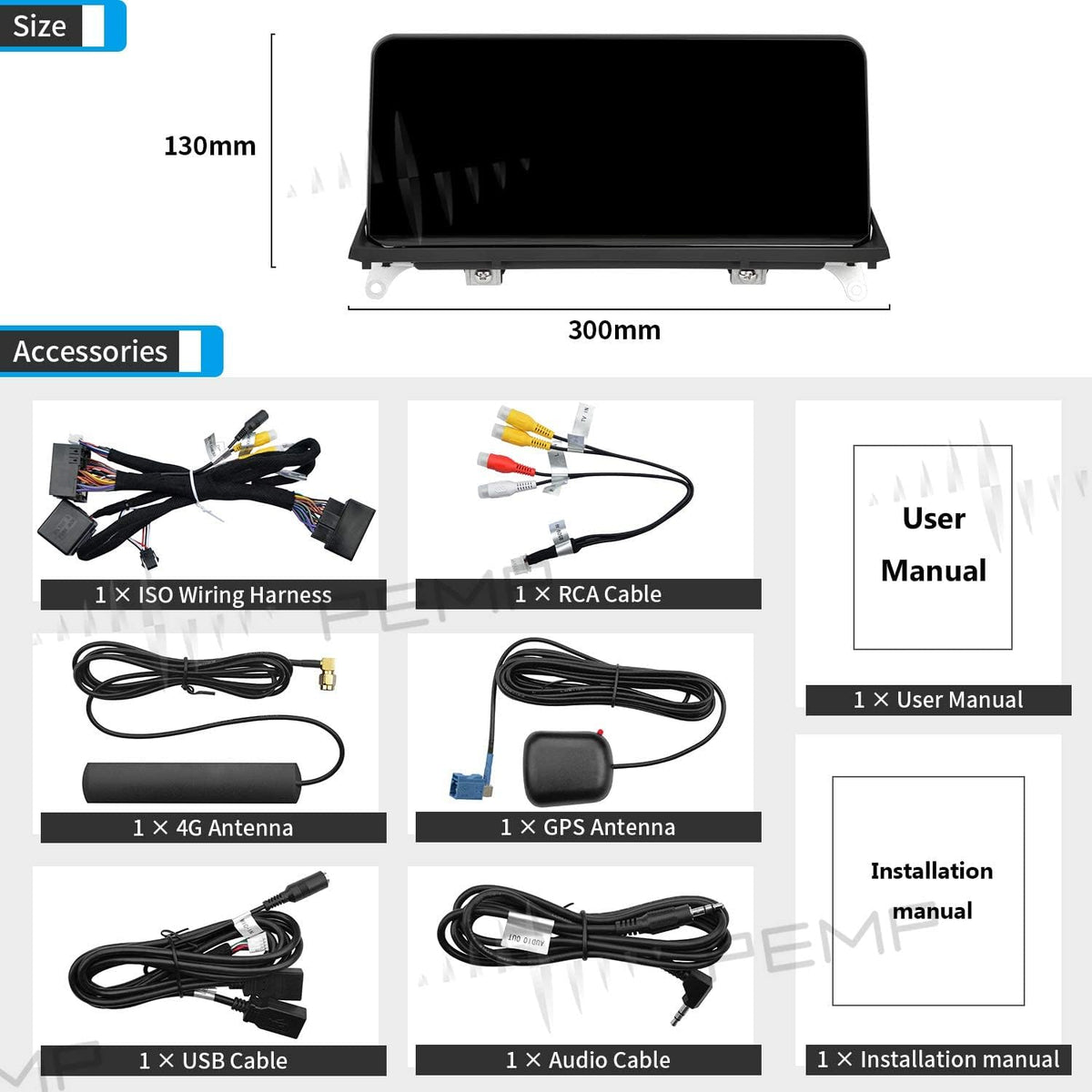 10.25 inch IPS Touch Screen for BMW E70 E71 G7991