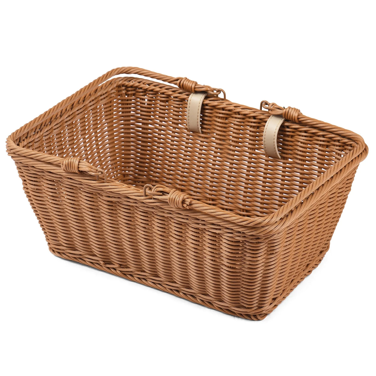 Hand Woven Wicker Bike Basket D8676