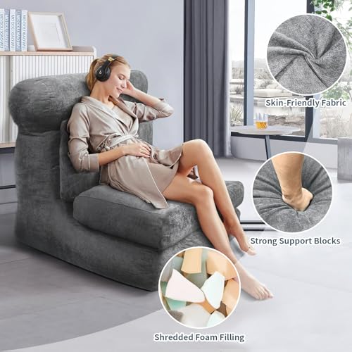 Folding Sofa Bed with Washable Cover X80737