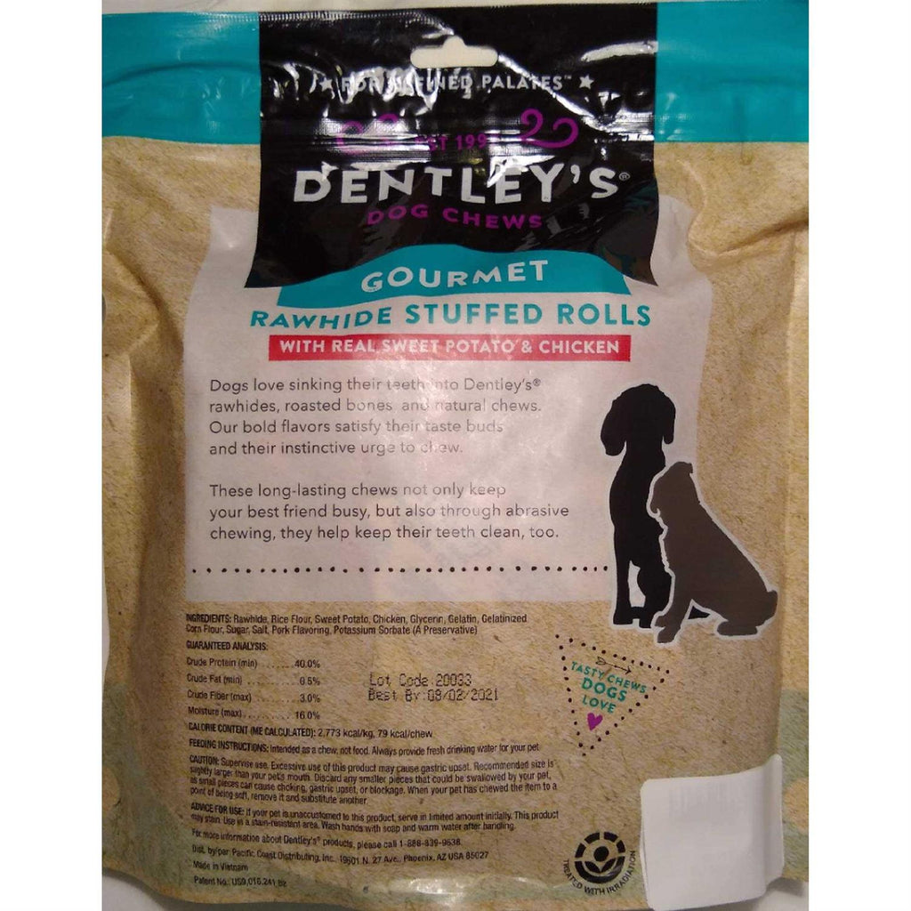 Rawhide Stuffed Rolls Dog Treats N292