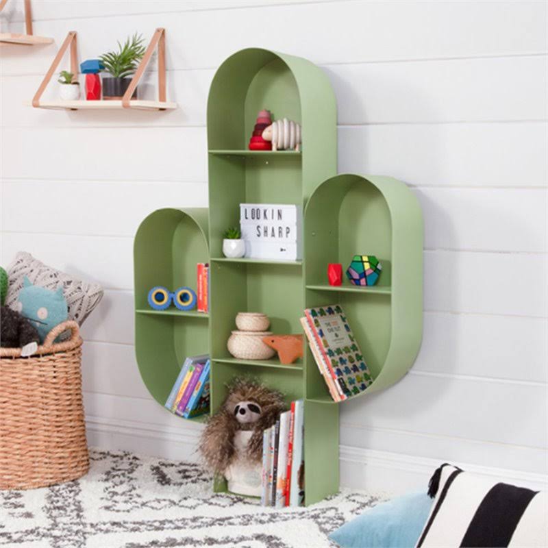 Sage Green Bookcase J2237