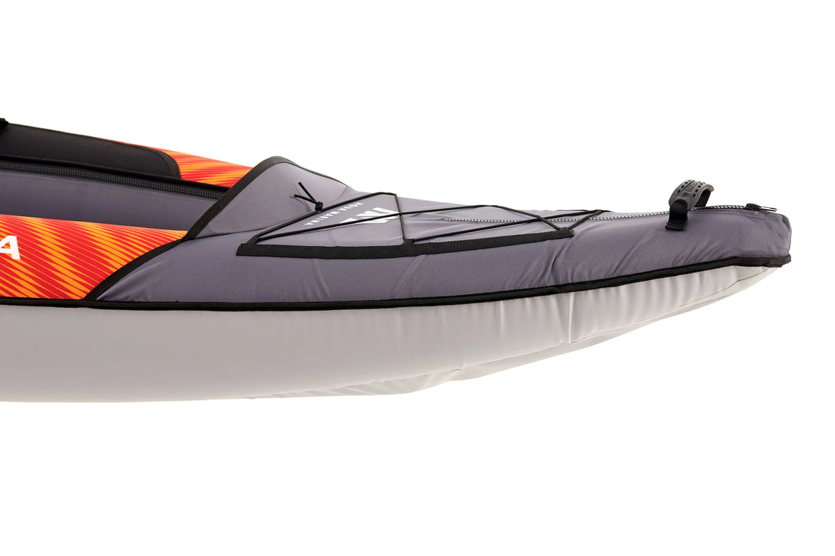 Inflatable Touring Kayak with Carry Bag, Paddle, Fin, Pump K347