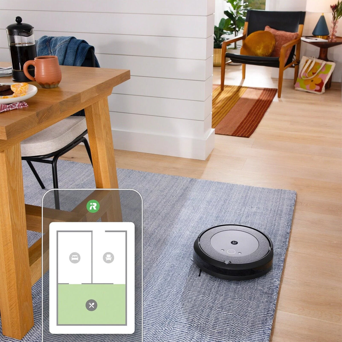 Restored iRobot Roomba i3+ Self-Emptying Vacuum Cleaning Robot - Manufacturers Certified !- (Refurbished) E93591