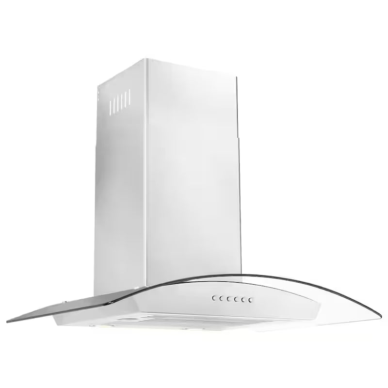 30 in. 400 CFM Convertible Wall Mount Range Hood in Stainless Steel L42321