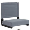 Gray Metal Folding Lawn Chair S218