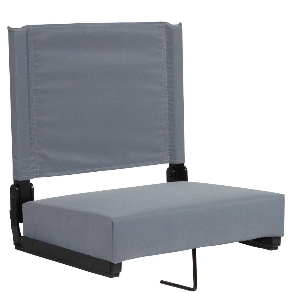 Gray Metal Folding Lawn Chair S218