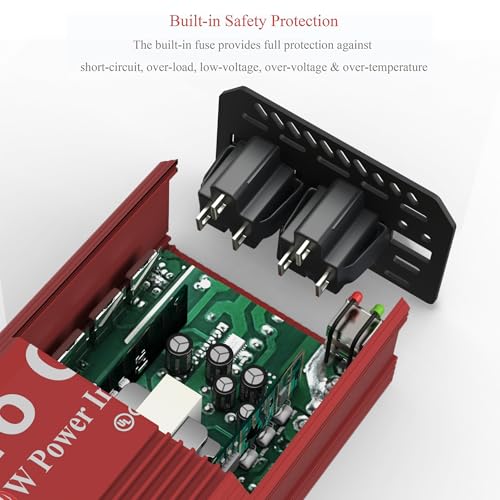 400W Power Inverters DC 12v to 110v AC U44153